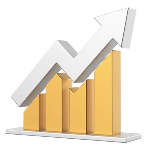 Premium Photo Growth Graph Growth Chart 3d Illustration