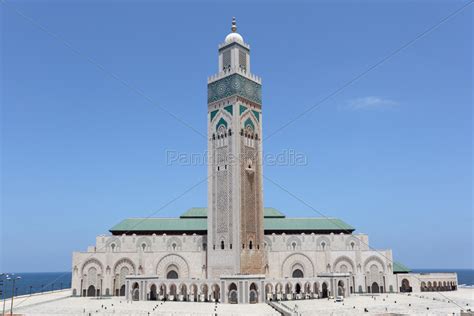 große moschee hassan ii in casablanca marokko Stockfoto 9771522