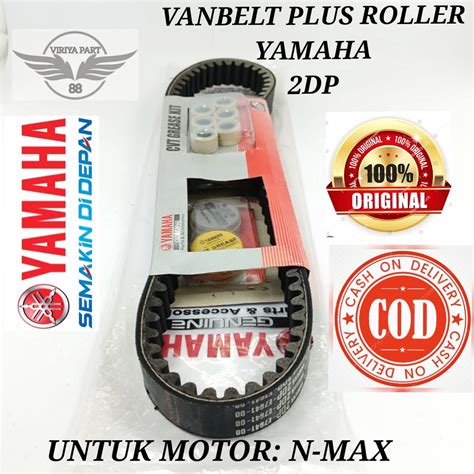 Jual VANBELT V BELT PLUS ROLLER YAMAHA 2DP KUALITAS ASLI ORIGINAL