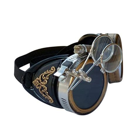 Handmade Steampunk Victorian Style Goggles With Vintage Filigree