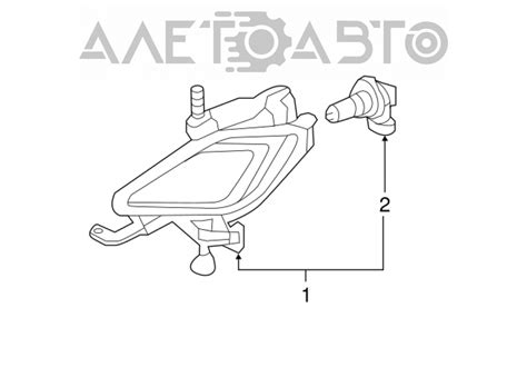 Противотуманная фара птф правая VW Tiguan 09 11 дорест FP 7406 H4 P