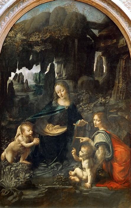 Leonardo Da Vinci Madonna Of The Rocks Virgin Of The Rocks — Part