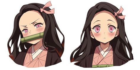 Demon Slayer Confused Nezuko Kamado Cursor - Sweezy Custom Cursors