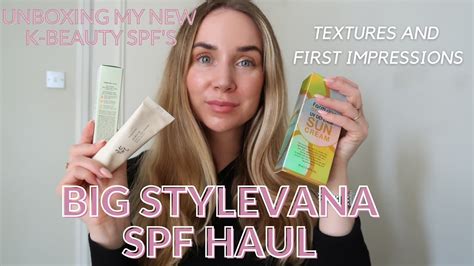 Huge Stylevana Spf Haul Skincare Unboxing My Experience And Discount Code Youtube