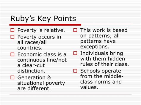 Ppt A Framework For Understanding Poverty An Overview By Ruby K