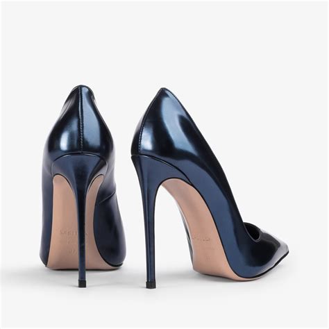 Danube Blue Metallic Pump Le Silla