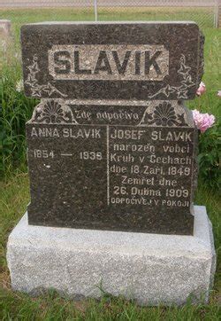 Josef Slavik 1849 1909 Memorial Find A Grave