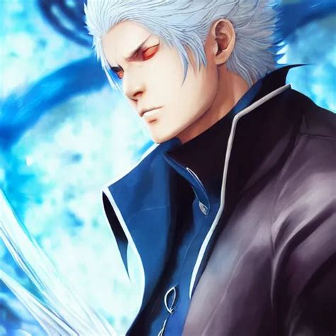 Beautiful Anime Art Of Vergil From Devil May Cry By Stable Diffusion