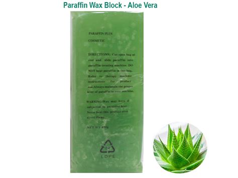 1605 Aloe Vera Paraffin Wax Block 450g Always Nail And Beauty Supply