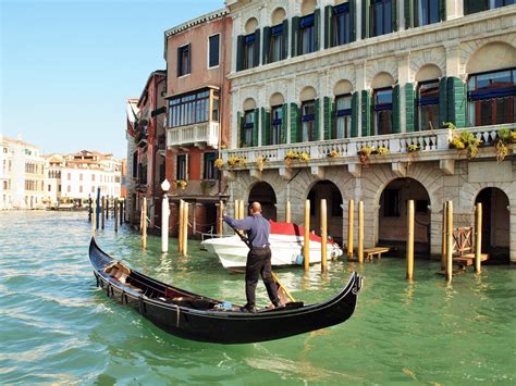 Wallpaper Gondola Waterway Water Transportation Boat Canal