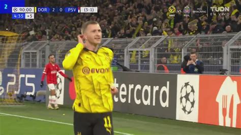 Gol que mata Error del PSV y Reus pone el 2 0 en el último minuto