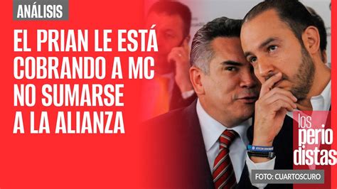 An Lisis El Prian Le Est Cobrando A Mc No Sumarse A La Alianza