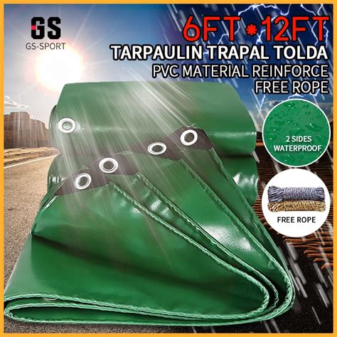 Tarps Tarpaulin Trapal Tolda Buy 1 Take 1rope Size 9ft X 12ft Trapal