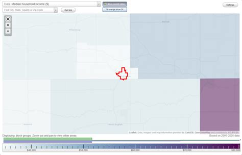 North English Iowa Ia Income Map Earnings Map And Wages Data