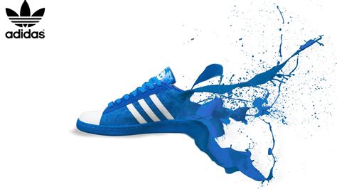 Unpaired Blue And White Adidas Low Top Sneaker Adidas Shoes Paint