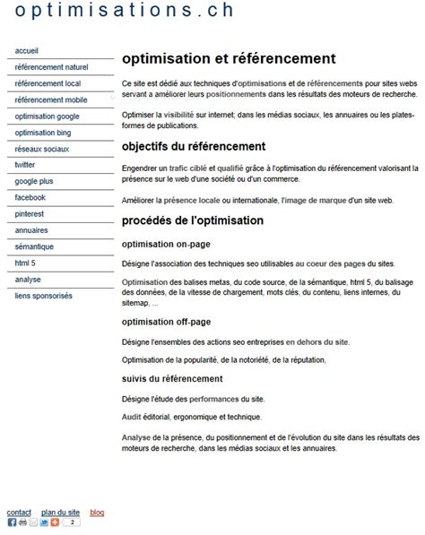 Portail Sur L Optimisation Du R F Rencement De Sites Web