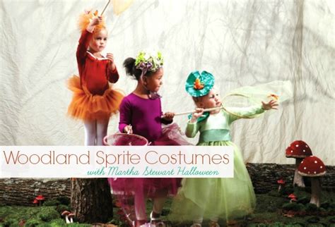 DIY Woodland Sprite / Fairy Costumes - Martha Stewart Halloween - Mom 4 Real