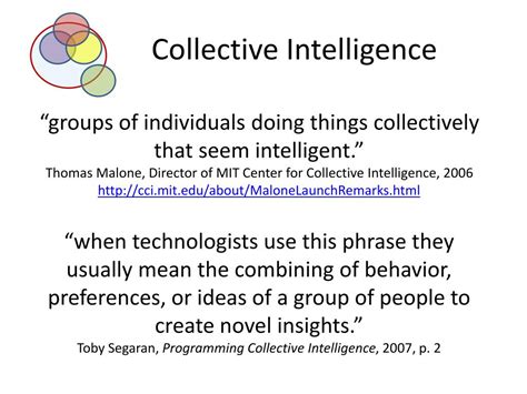 Ppt Collective Intelligence Powerpoint Presentation Free Download