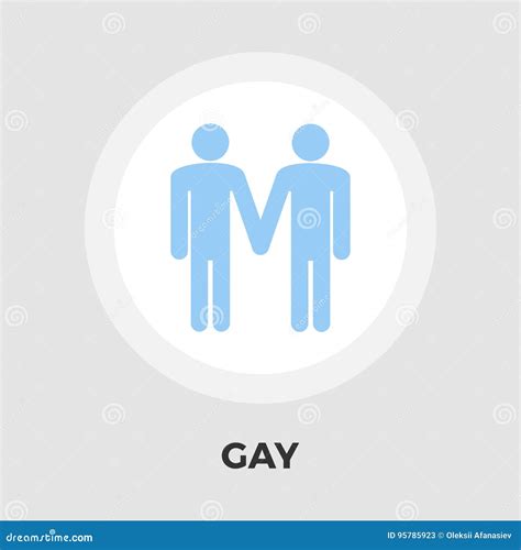Icono Plano De La Muestra Gay Ilustración del Vector Ilustración de contrato género 95785923