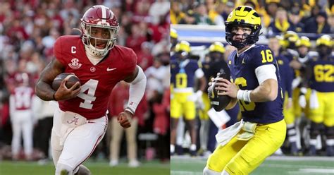 Alabama Football Vs Michigan Live Updates Score Highlights