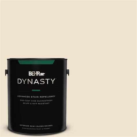 BEHR DYNASTY 1 Gal S280 1 Buckwheat Flour Semi Gloss Enamel Interior