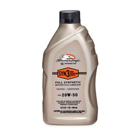 H D Screamin Eagle Syn Motorcycle Oil W Full Synthetic Harley