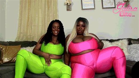 Double Ebony Ass Worship In Neon Spandex Jalisa Elite Presents XXX Clips Sale
