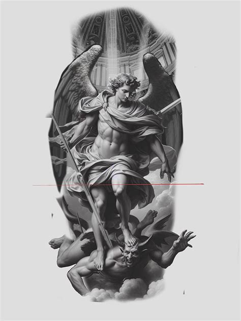 tattoos of the archangel michael 9