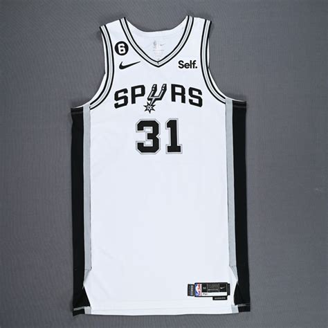 Keita Bates Diop San Antonio Spurs International Games Mexico Game Worn Association