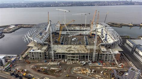 Death at Everton Football Club's new stadium: Worker dies after ...