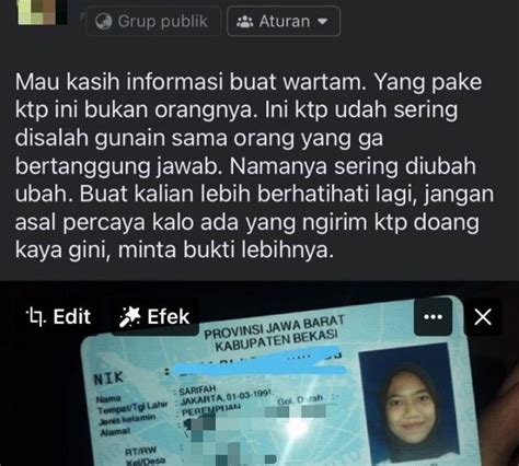 Jaga Ktp Anda Seorang Warga Jadi Korban Penipuan Gegara Identitas