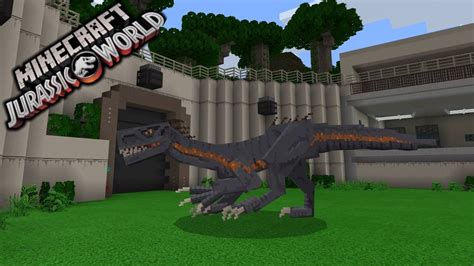 Creating The Indoraptor Minecraft Jurassic World Ep Youtube