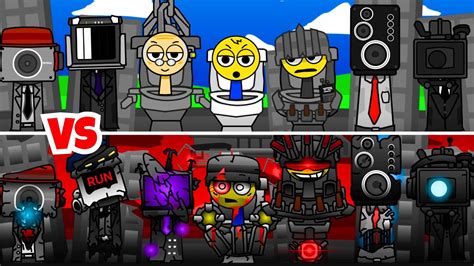 Incredibox Sprunki Skibidi Toilet Battle Sprunki Skibidi Normal Vs