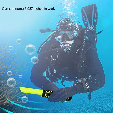 Underwater Metal Detector IP68 Fully Waterproof Handheld Portable Pin