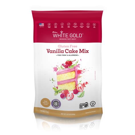 Gluten Free Vanilla Cake Mix – ExtraWhiteGold