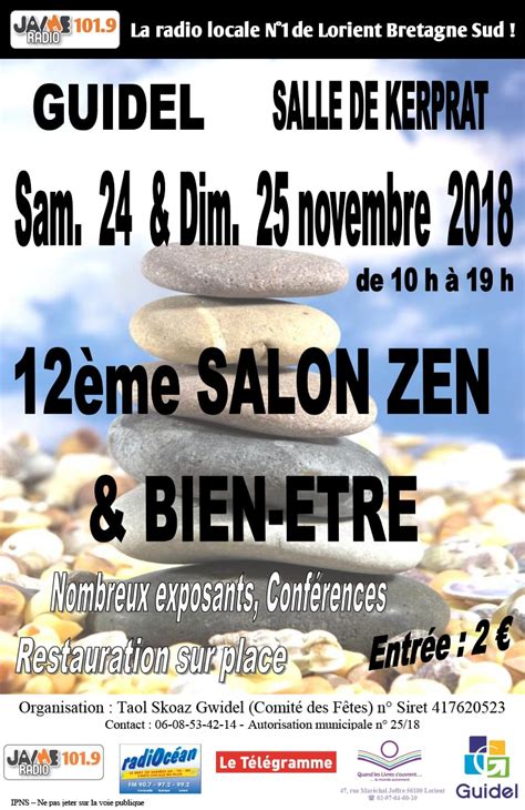 Le Salon Zen Et Bien Être De Guidel Vous Attend Les 24 Et 25 Novembre