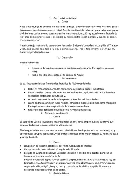 Reyes Cat Licos Segundo De Bachiller Pau Pdf Descarga Gratuita