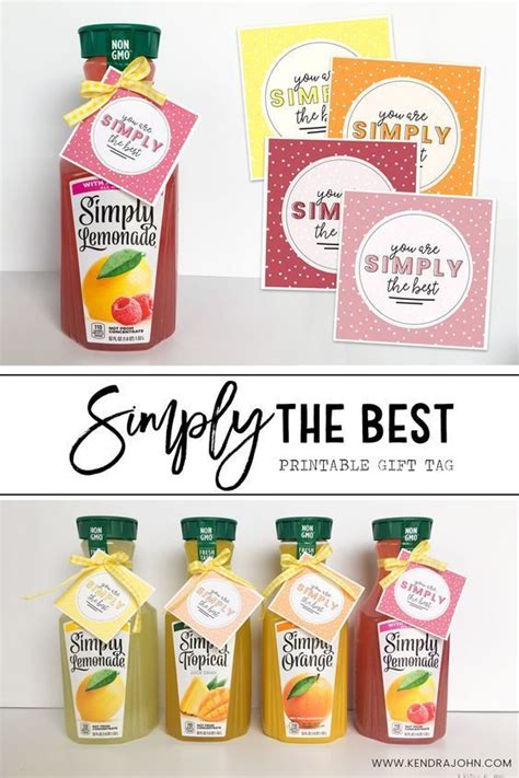 You Are Simply The Best Printable Thank You Gift Tag Artofit