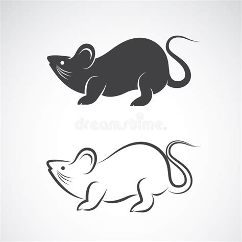 Evil Rat Silhouette. Isolated Vector Illustration Stock Vector ...