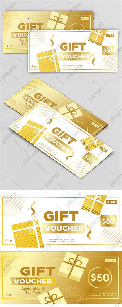 Luxury Discount Voucher Design Template Eps | EPS Free Download - Pikbest