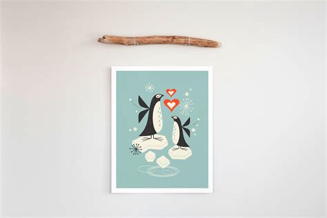 Penguin Art Print Childrens Art Print Animal Nursery Decor - Etsy Israel