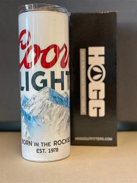 Coors Light Beer Can Replica Tumbler Coors Tumbler Coors Cup Gifts