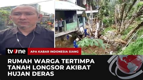 Hujan Deras Bikin Tebing Meter Di Jalan Raya Tajur Bogor Longsor