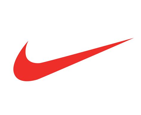 Nike Logo Red Clothes Design Icon Abstract football Vector Illustration ...