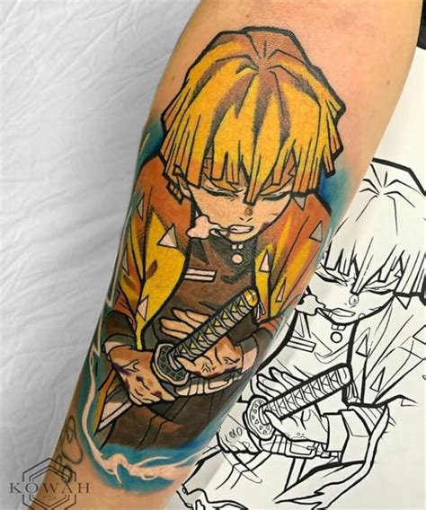 Zenitsu Anime Tattoos Cool Arm Tattoos Tattoo Project