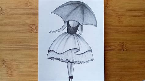 Umbrella Drawing Sketch