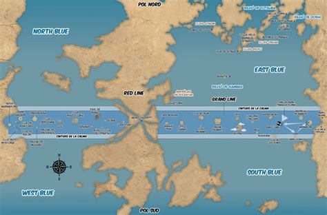 One Piece World Map Fandom Grand Line Map One Piece