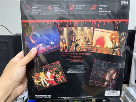 Lizzy Borden The Murderess Metal Road Show Vinyl Photo Metal Kingdom