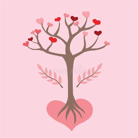 Tree Heart Shaped Leaves Stock Illustrations 2 503 Tree Heart Shaped