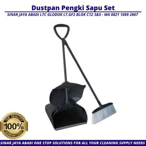 Jual Pengkiku Dustpan Pengki Sapu Set Dustpan Buka Tutup Shopee